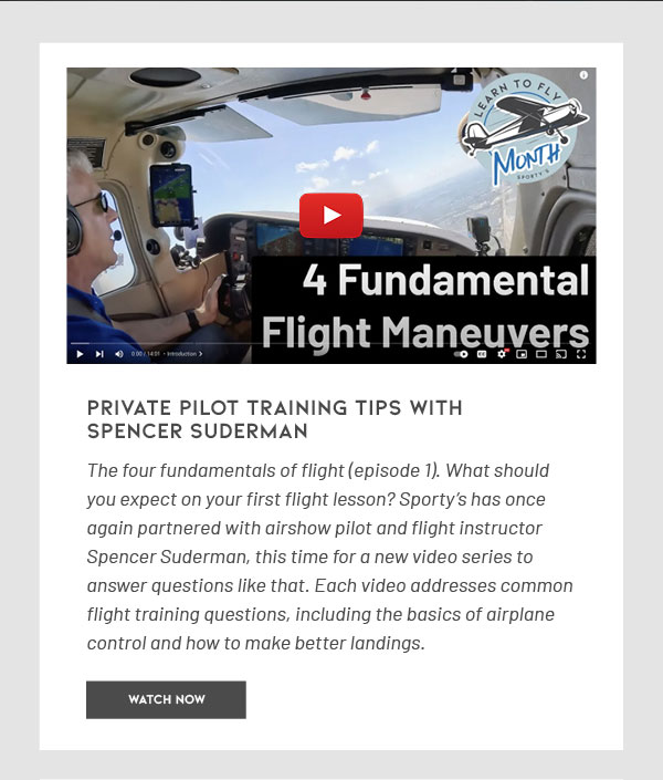 Free Takeoffs And Landings Course Sporty S Pilot Shop