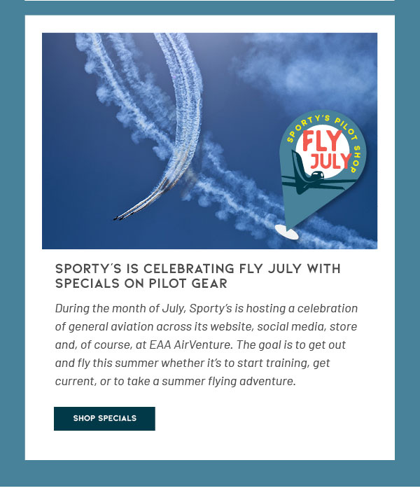 Did somebody say Oshkosh? Sporty's Pilot Shop