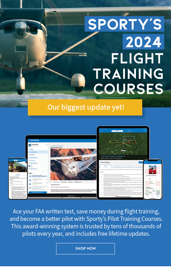 Sporty S 2024 Flight Training Courses Sporty S Pilot Shop